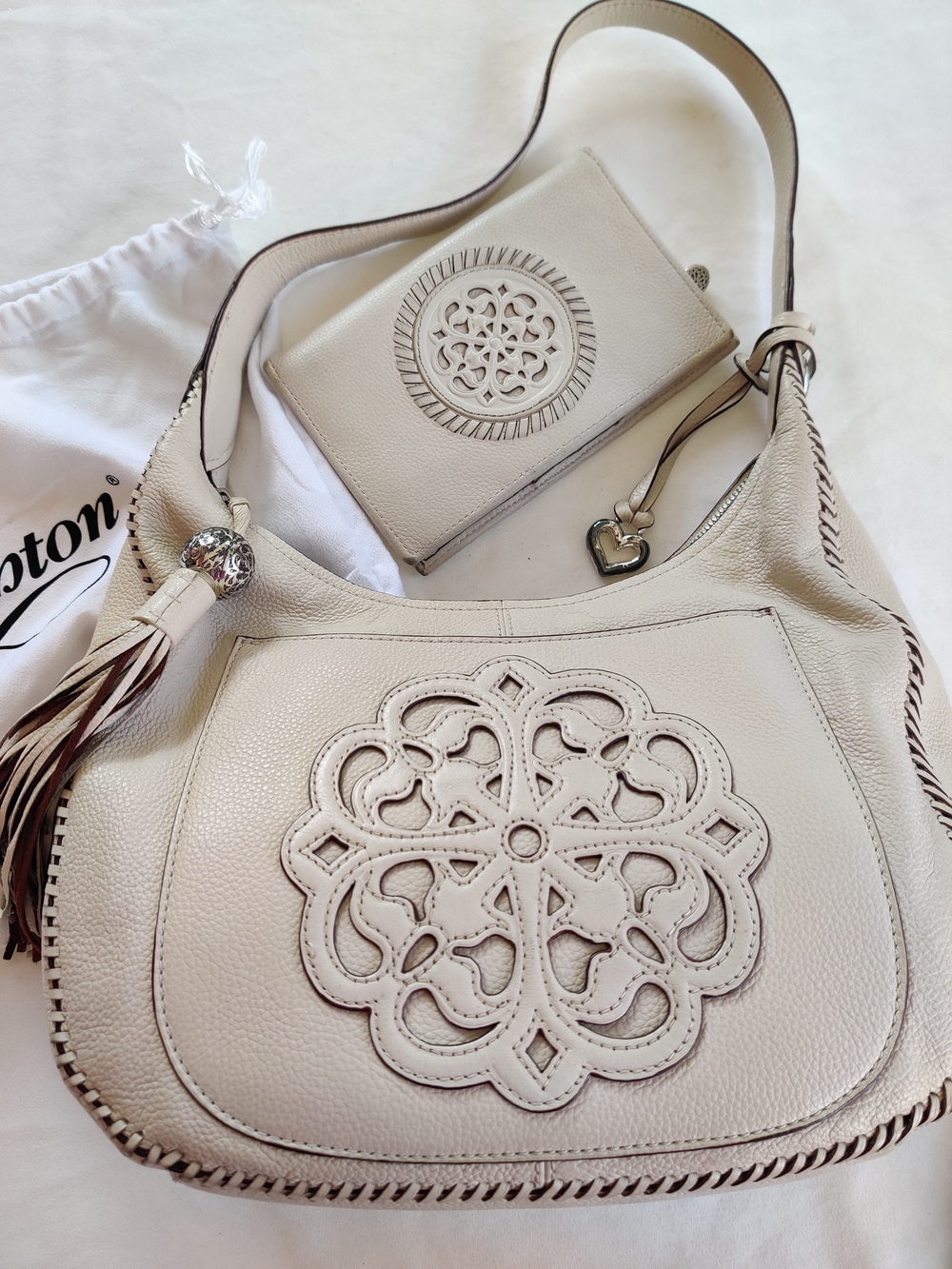 Brighton Leather Silvana Ferrara Bag And Wallet
